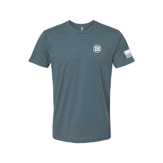 TRUE GRIT. TRUSTED POWER. BLUE TEE