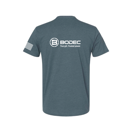 TRUE GRIT. TRUSTED POWER. BLUE TEE